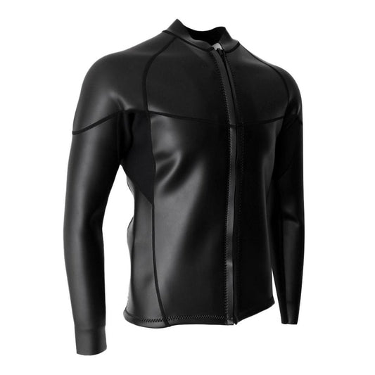 Men'S 2Mm Neoprene Sub Jacket Top Long Sleeve Suit for Diving, Kitesurfing, Wakeboarding, Kayaking, Canoe L