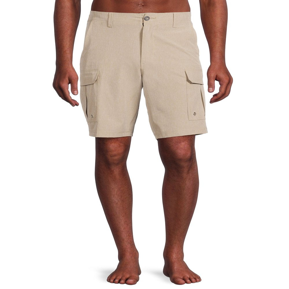 George Men'S and Big Men'S 9" Cargo Swim Shorts, up to Size 5XL
