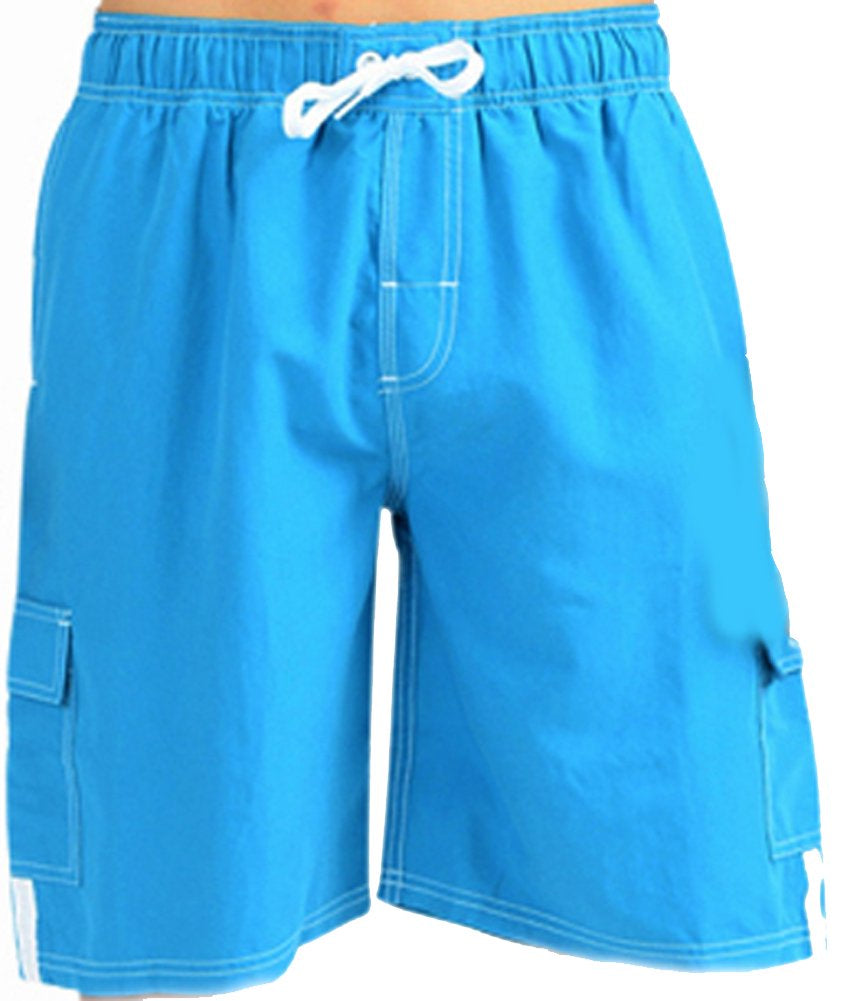 NORTY Big Boys Swim Trunks Child Male Board Shorts Bathing Suit Aqua 10-12