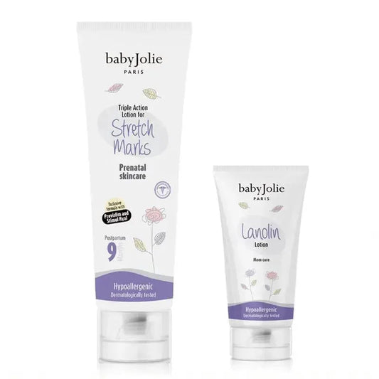 Baby Jolie - Mom Care Stretch Marks Triple Action & Lanolin Bundle