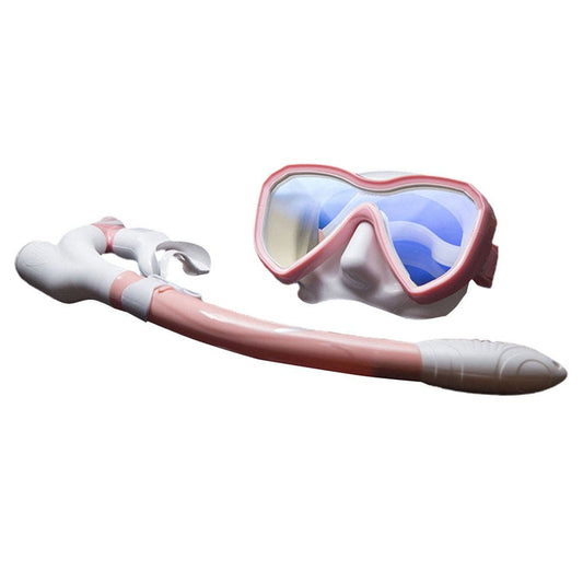 Baoxlan Diving Goggles Set Safe Diving Accessories Non-Slip Buckle Snorkeling Kit for Swimming