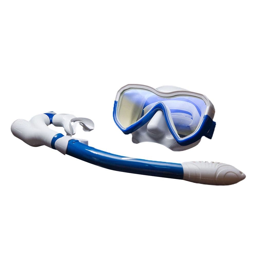 Baoxlan Diving Goggles Set Safe Diving Accessories Non-Slip Buckle Snorkeling Kit for Swimming