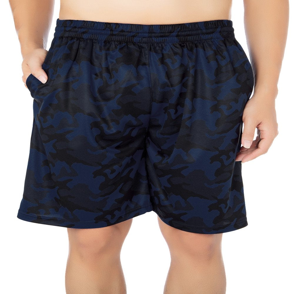 LELINTA Mens Quick Dry Shorts Sports Gym Football Short Boardshorts Casual Running Gym Athletic Fitness Swim Trunks Training Shorts Swimwear Swimsuit Beachwear, Black, S-3XL