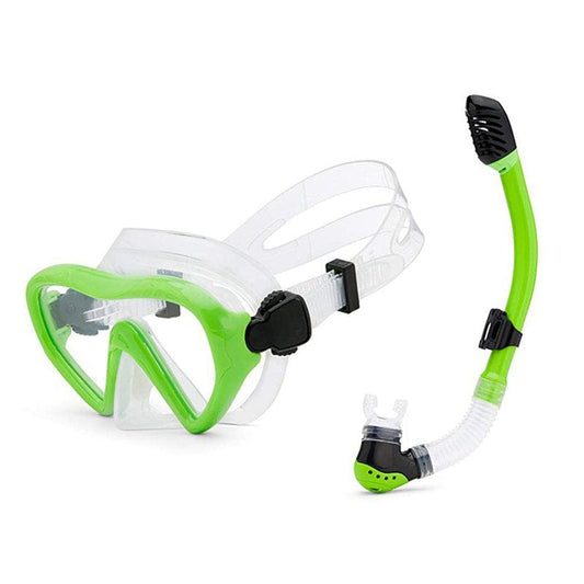 [Clearance!]Kids Diving Goggle Breathing Tube Shockproof Anti-Fog Swimming Glasses Band Snorkeling Underwater Accessories Set