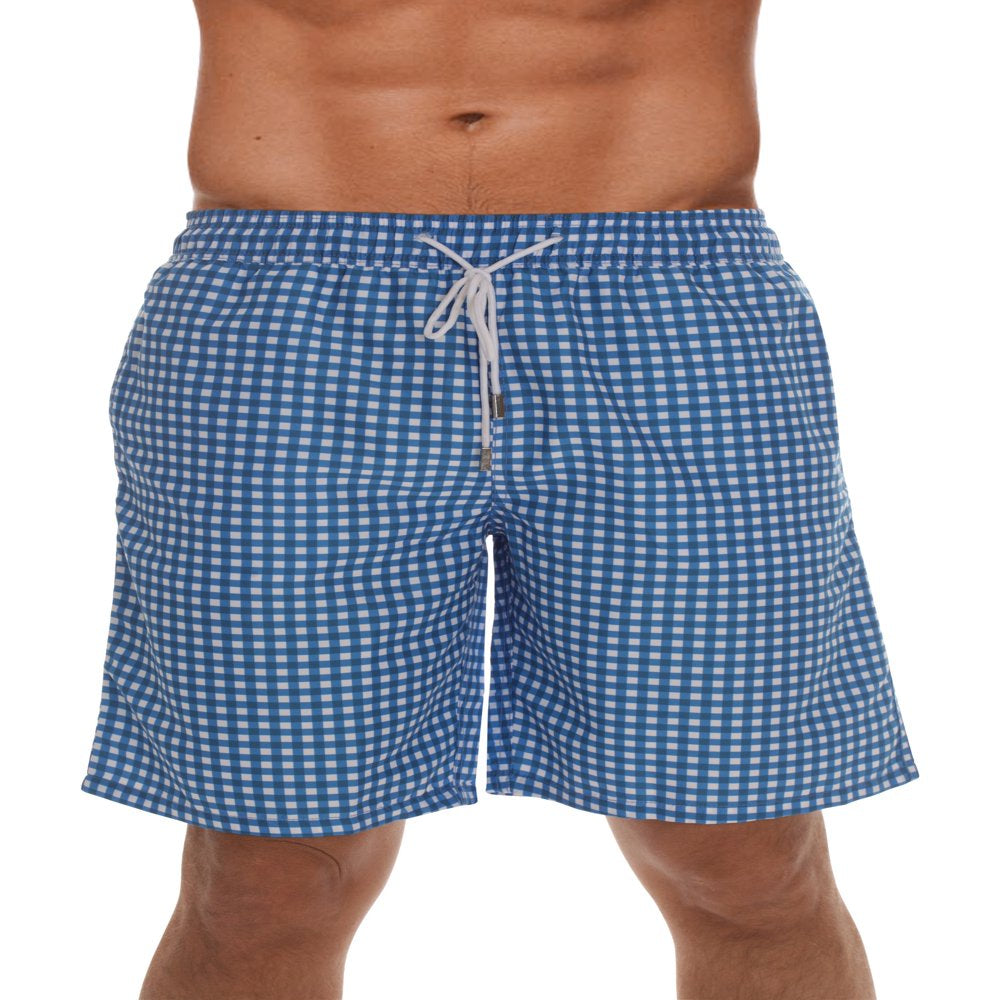 Whiskey and Oak Men'S Bathing Suit Swim Trunks 94953-5726-XS (Black - Bright Turtles, X-Small)