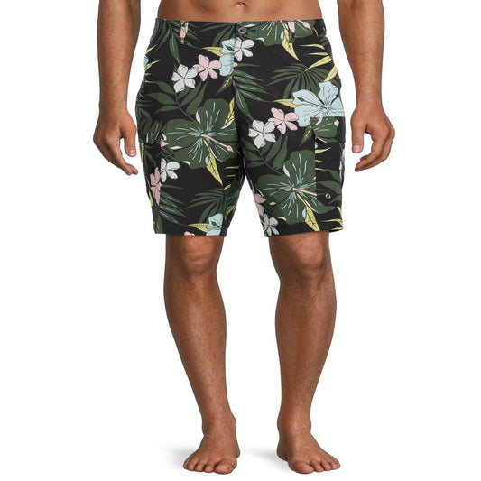 George Men'S and Big Men'S 9" Cargo Swim Shorts, up to Size 5XL