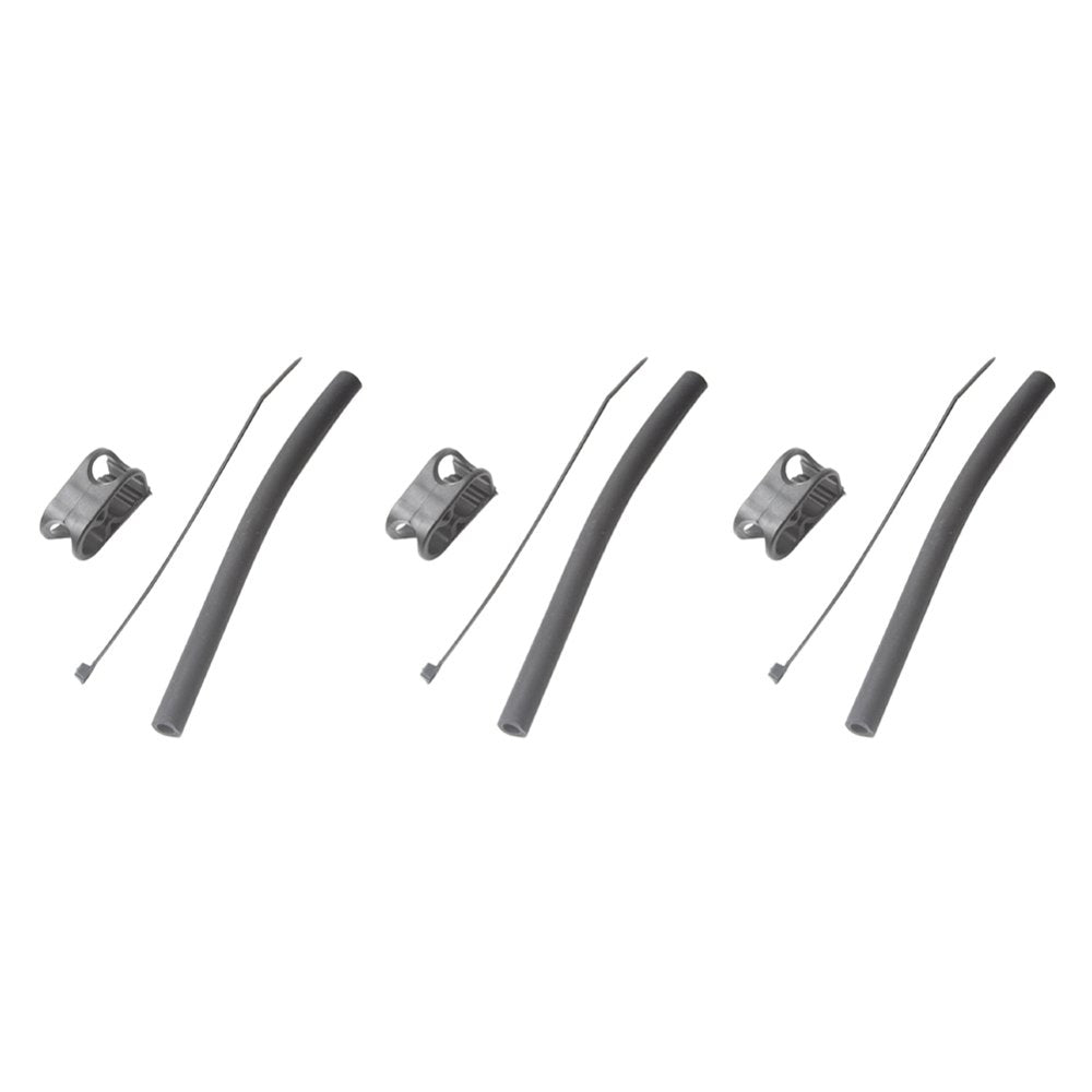 3X Durable Nylon Replacement Kiteboard Kitesurfing Kite One Pump Valve Hose Clamp Kit