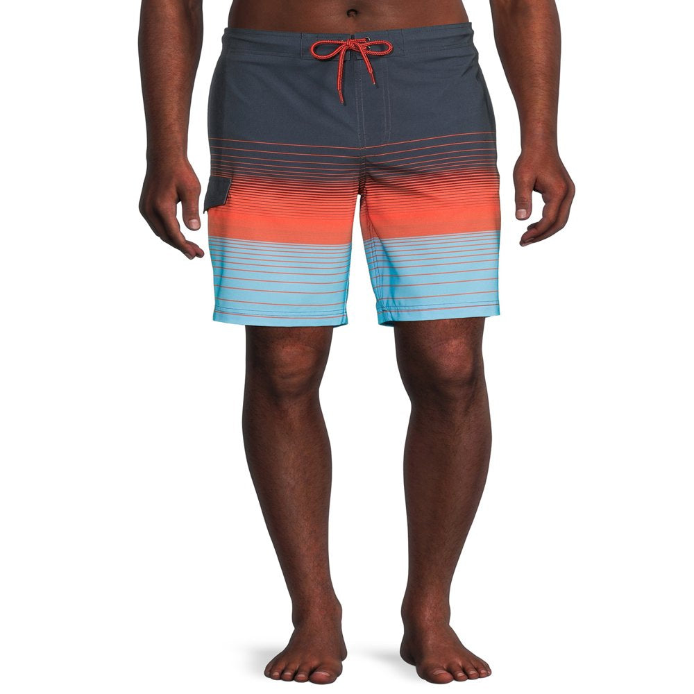 George Men'S and Big Men'S Eboard Swim Trunks, Sizes up to 3XL