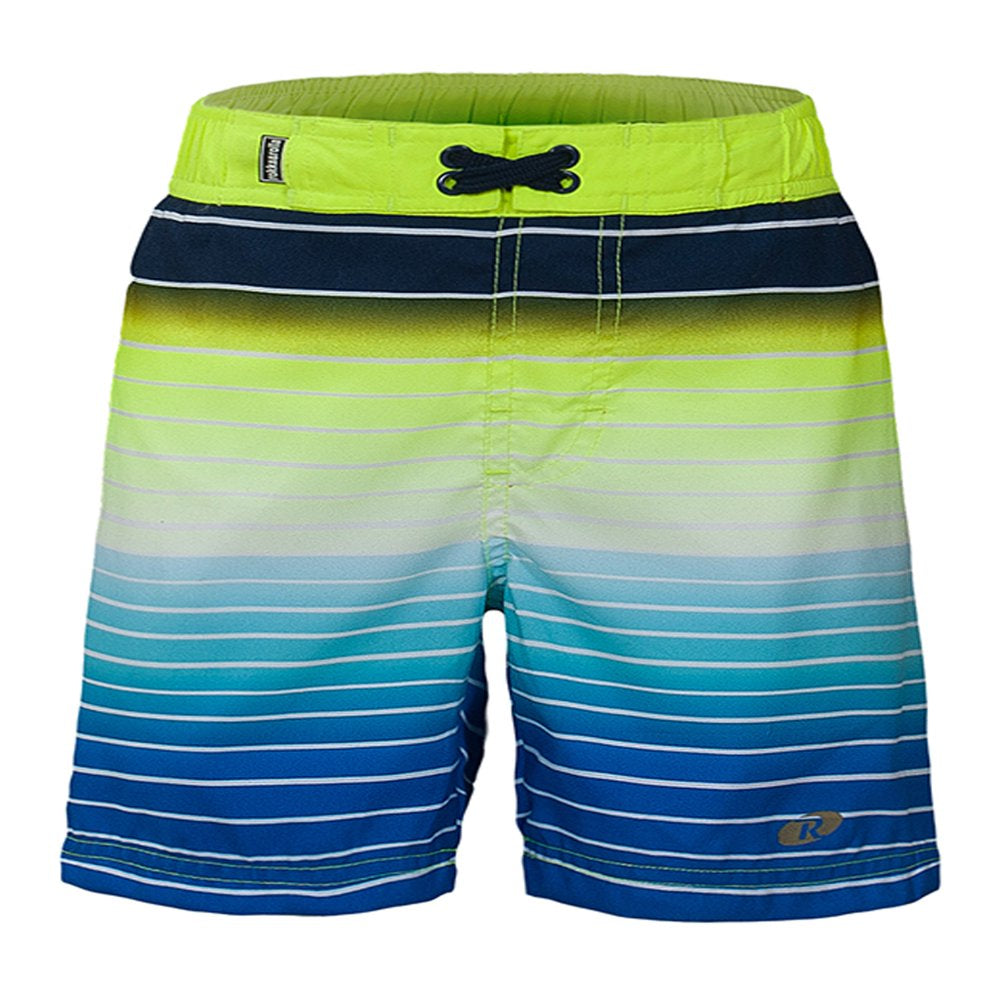 Rokka&Rolla Boys' Stretch Swim Trunks with Mesh Lining, UPF 50+ Sizes 4-18