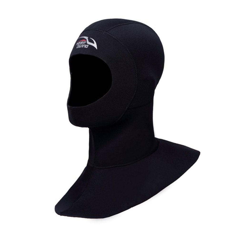Diving Hat Black Line S 3Mm Neoprene Scuba Diving Hood with Shoulder Wetsuit Hood Snorkeling Hat Headgear New