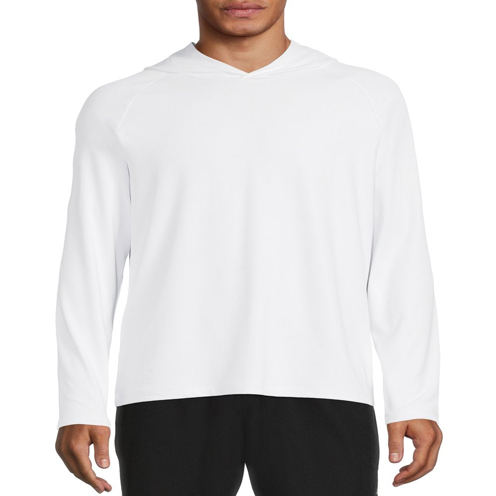 George Men'S and Big Men'S Long Sleeve Hooded Rash Guard, up to Size 3XL