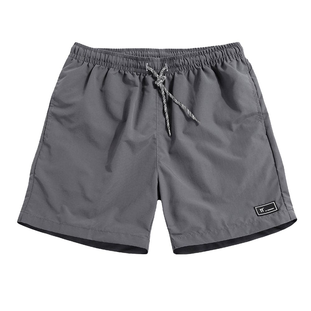 EZA Men'S Fashion Casual Midwaist Shorts Five-Point Pants Beach Pants Swim Trunks