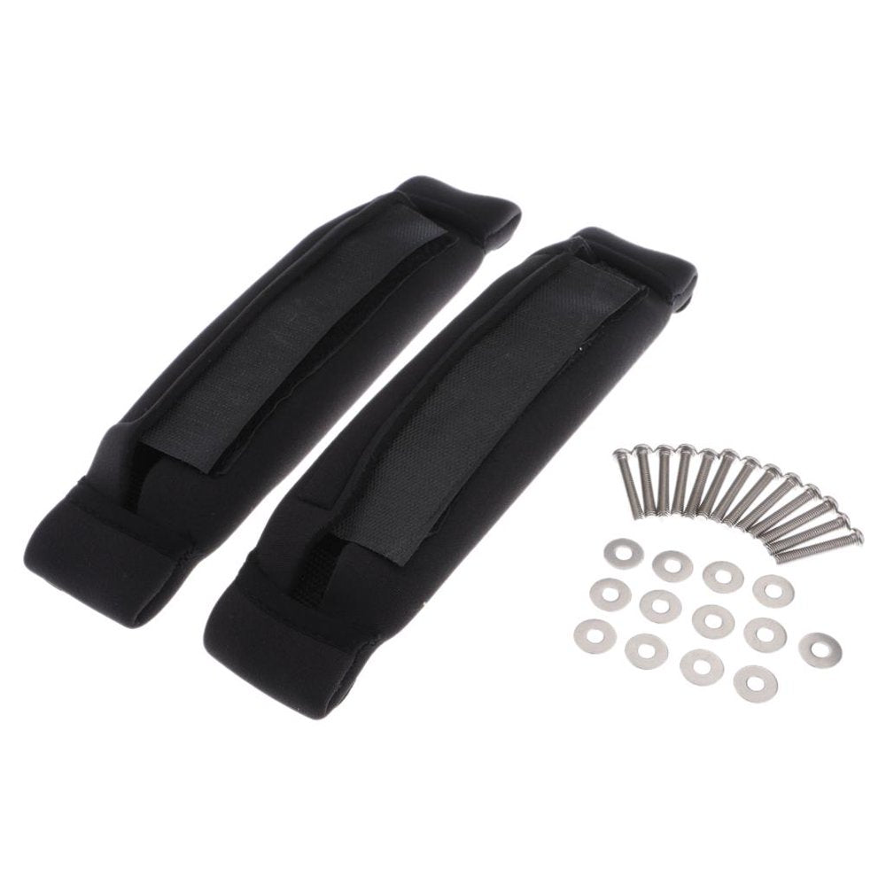 Of Replacement Kiteboard Kitesurfing Board Foot Straps, Black