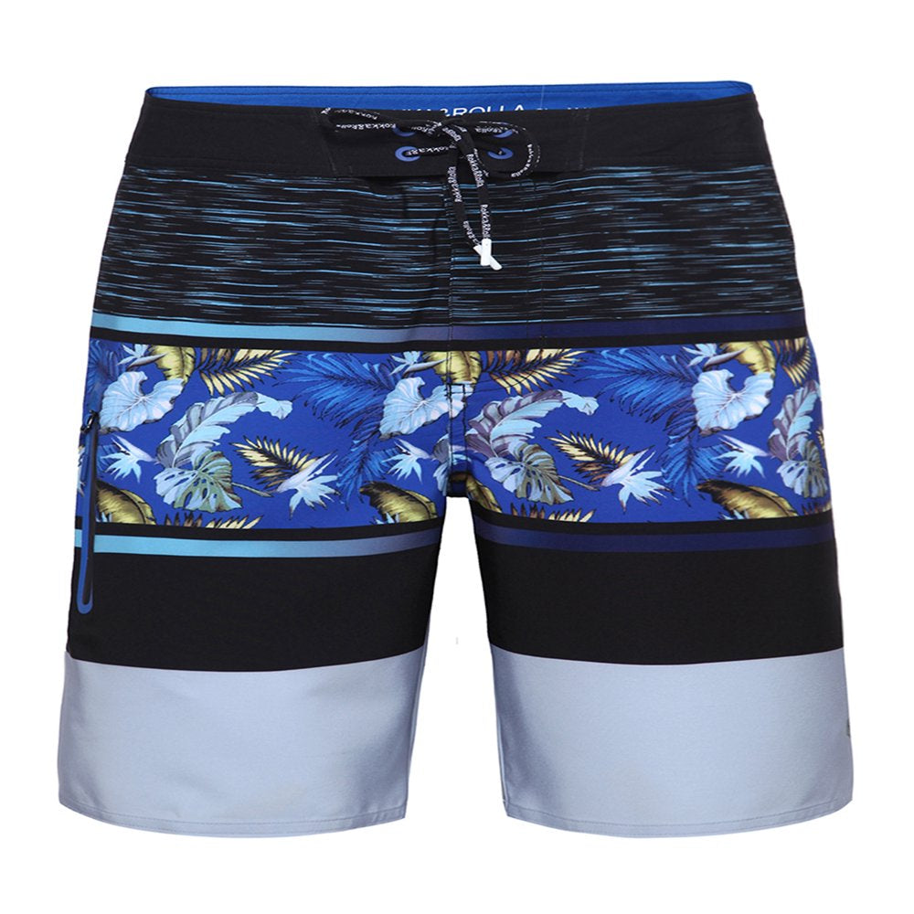 Rokka&Rolla Men'S 9" NO Mesh Liner Board Shorts Quick Dry Swim Trunks, up to Size 2XL