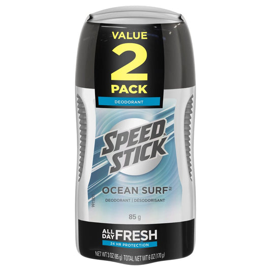 Speed Stick Men'S Deodorant, Ocean Surf - 3 Oz Twin Pack