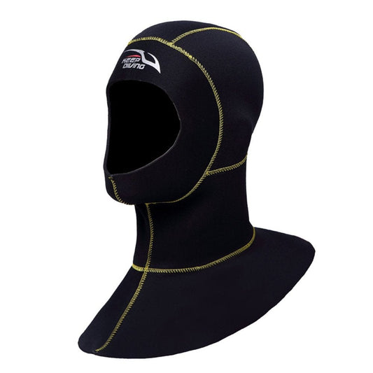 Floepx 3MM Neoprene Scuba Diving Hood with Shoulder Wetsuit Hood Snorkeling Hat Headgear