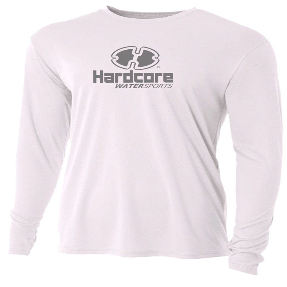 Hardcore Men'S Long Sleeve Loose Fit Rash Guard Surf Shirt Water Sports Swimwear
