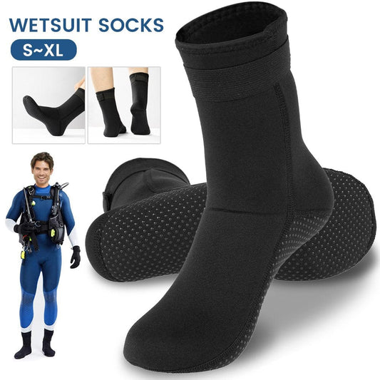 HOTBEST Sport Socks, 3Mm Neoprene Water Socks for Women Men, Anti-Slip Water Shoes, Thermal Wetsuit Socks, Water Sports Snorkeling Fins Socks