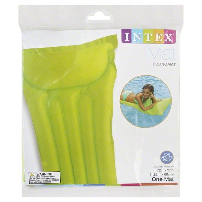 Intex Inflatable Swimming Pool Mat, Pool Float, Lounger, Age Group: Adults, Assorted Colors, Unisex