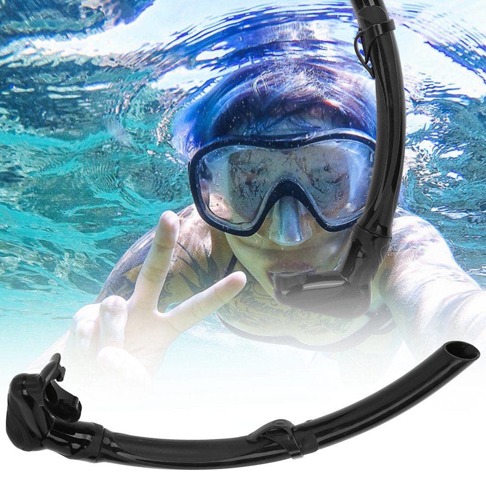 Karlge Diving Tube,All Wet Silicone Diving Snorkeling Breathing Tube Folding Swimming Kit, Breathing Tube