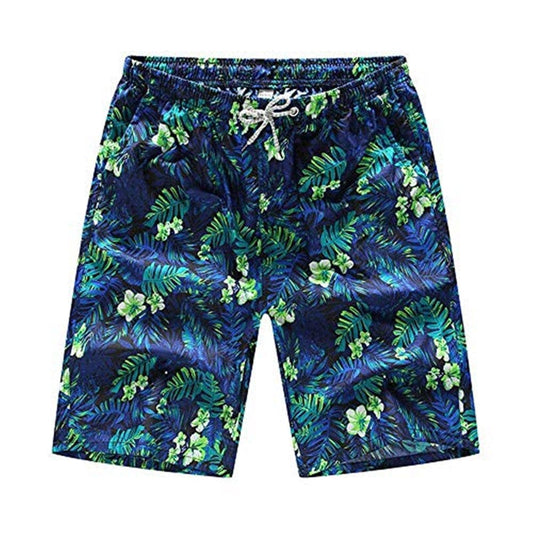 Kiapeise Men'S Swim Trunks Hawaiian Quick Drying Short Pants with Pockets