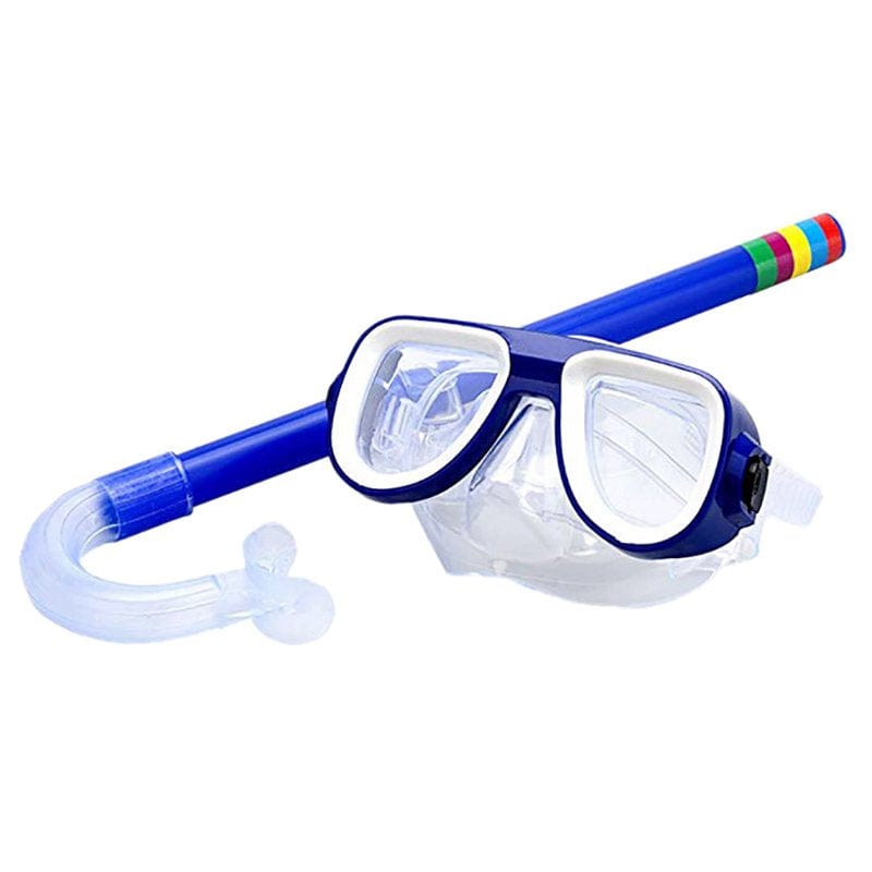 Kids Diving Goggle Mask Breathing Tube Anti-Fog Swimming Glasses Snorkeling Underwater Set