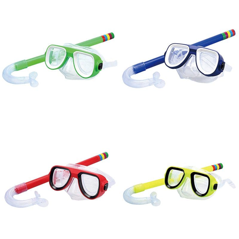 Kids Youth Water Sports Silicone Scuba Swimming Swim Diving Mask Snorkel Glasses anti Fog Goggles Set