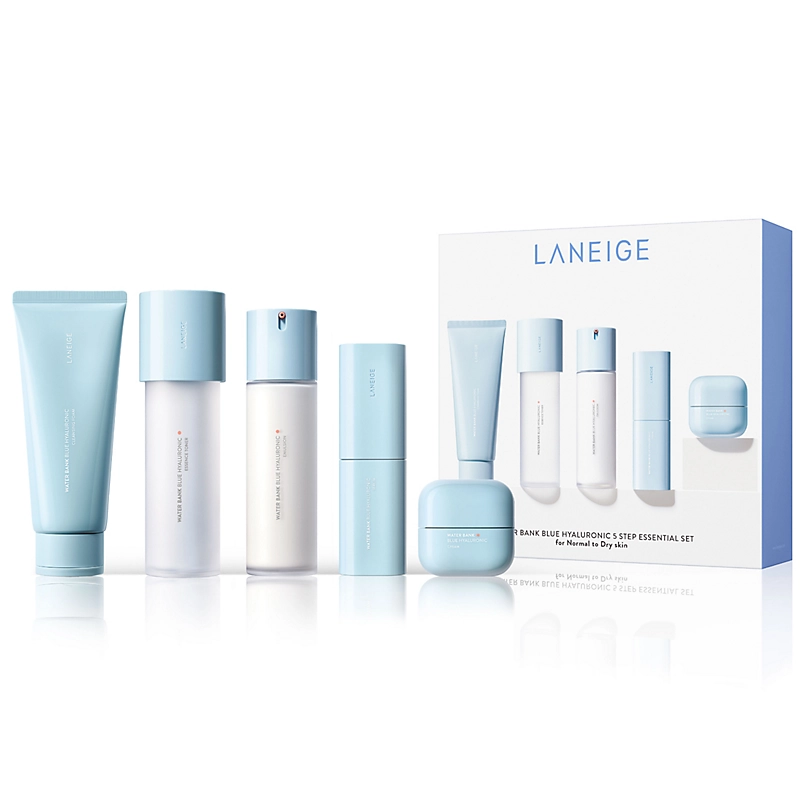 Water Bank Hyaluronic 5 Step Essential Set, Normal to Dry Skin