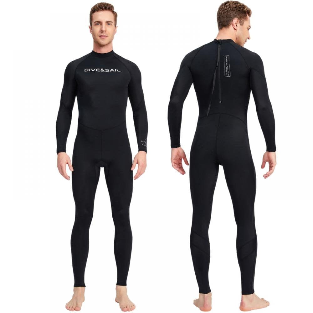 Men Wetsuit 3Mm, Neoprene Wet Suits Front/Back Zip in Cold Water Full Body Dive Suit for Diving Snorkeling Surfing Swimming Canoeing