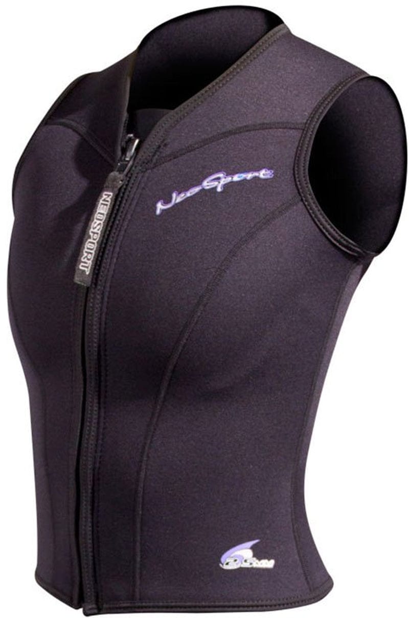 Neosport Wetsuits Women'S Premium Neoprene 2.5Mm Zipper Vest, Black, 10 - Diving, Snorkeling & Wakeboarding