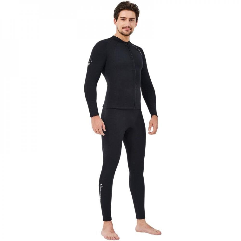 Professional Wetsuit Pants for Men Women, Split Top Thickened Warmth for Deep Diving Snorkeling Surfing Suit Swimming, M-3XL