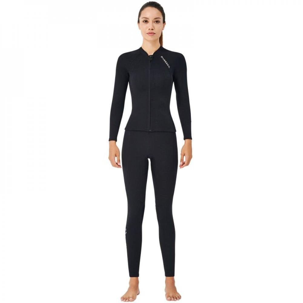 Professional Wetsuit Pants for Men Women, Split Top Thickened Warmth for Deep Diving Snorkeling Surfing Suit Swimming, M-3XL