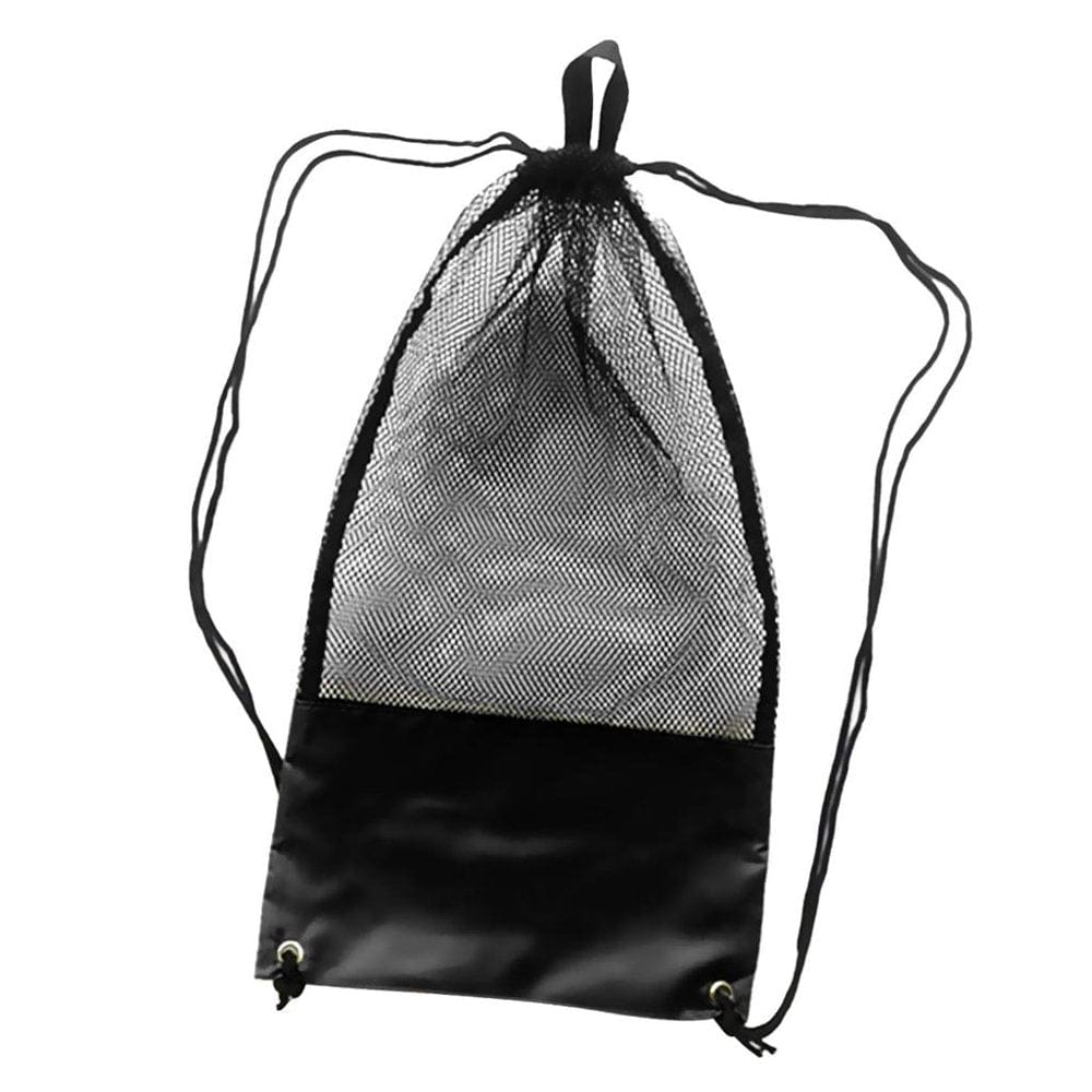 Scuba Diving Snorkeling Swimming Mesh Gear Drawstring Bag with Shoulder Strap - Various