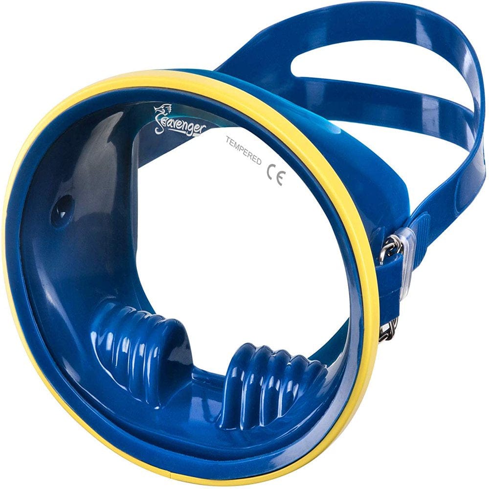 Seavenger Hydra Retro Oval Snorkeling Dive Mask (Coral/Mint)