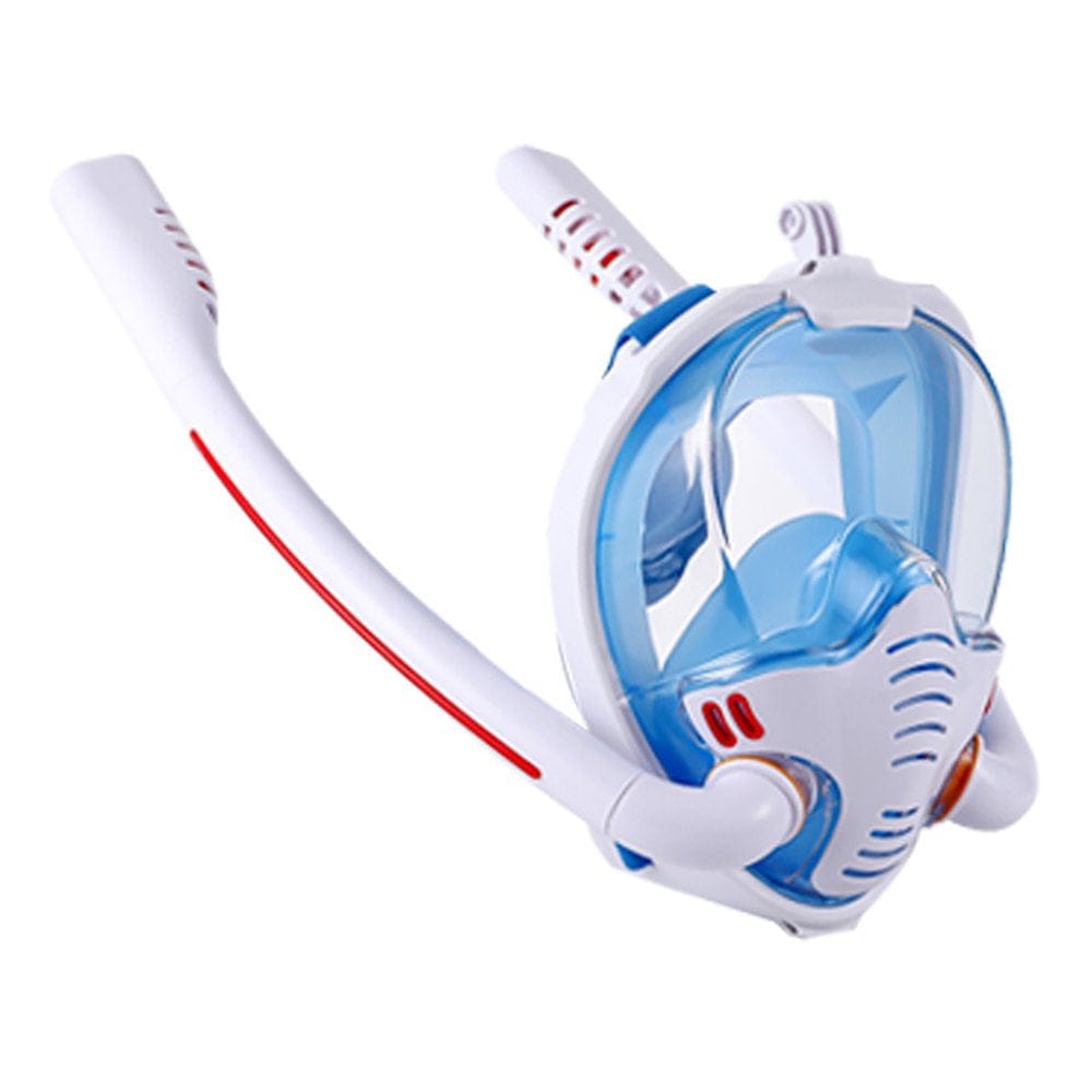 Snorkel Mask Full Face - 180° Panoramic View Snorkeling Gear Water Diving Mask