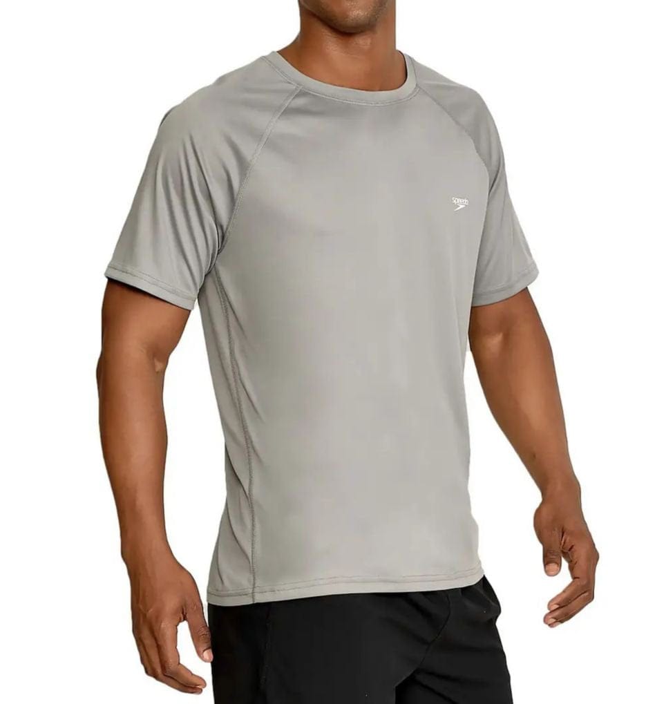 Speedo Mens Solid Short Sleeve Swim T-Shirt