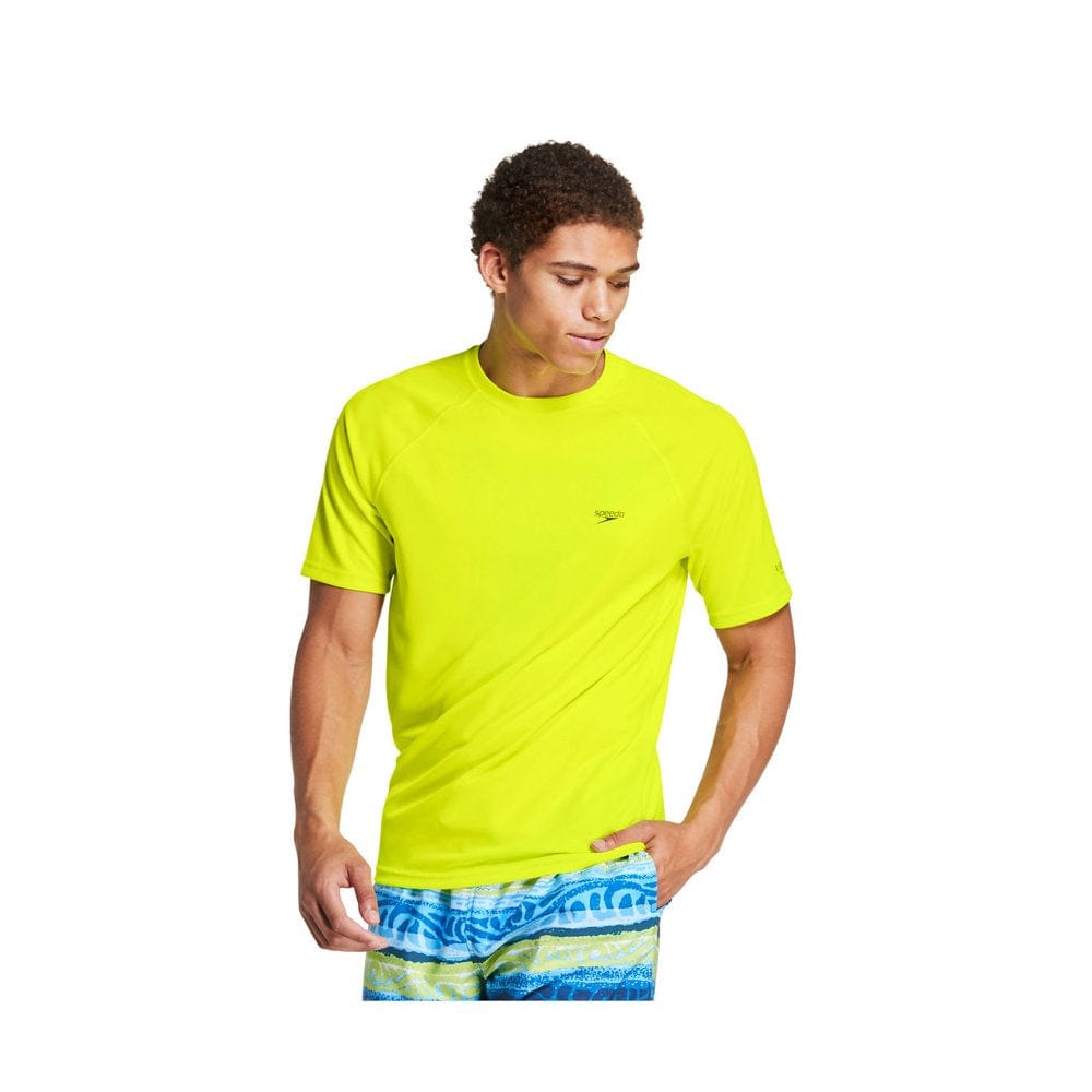 Speedo Mens Solid Short Sleeve Swim T-Shirt