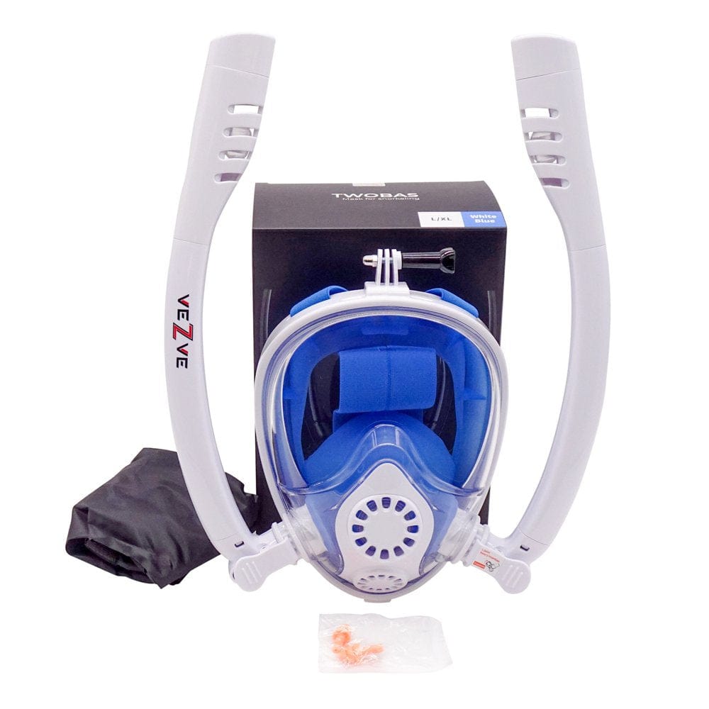 Vezve Full Face Snorkel Diving Mask 180 Degrees