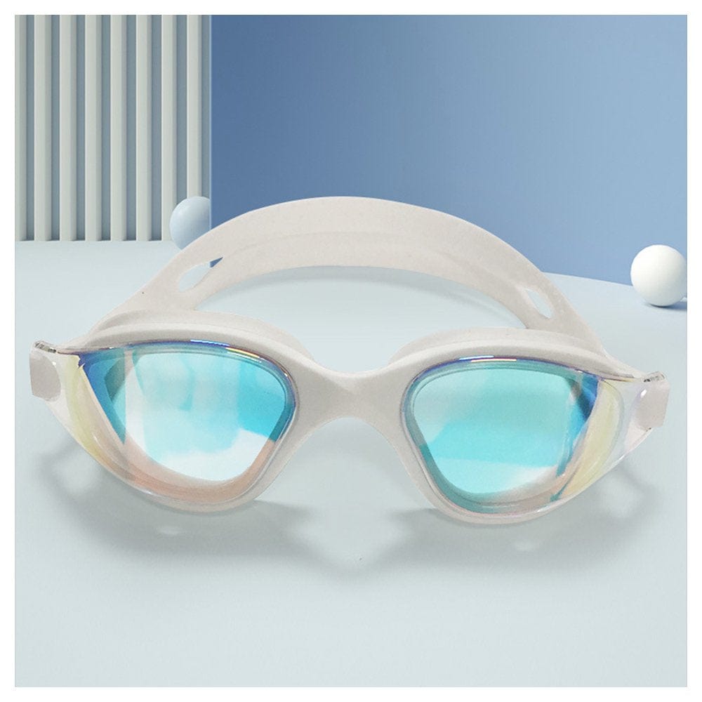 Waterproof Swimming Goggles No Leakage You Can Swim Freely without Distractions Black Silver Plating