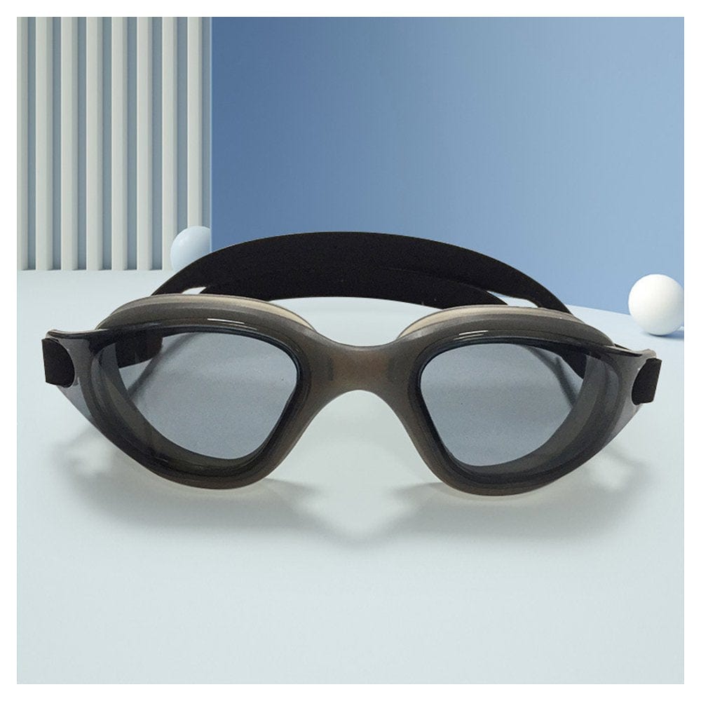 Waterproof Swimming Goggles No Leakage You Can Swim Freely without Distractions Black Silver Plating